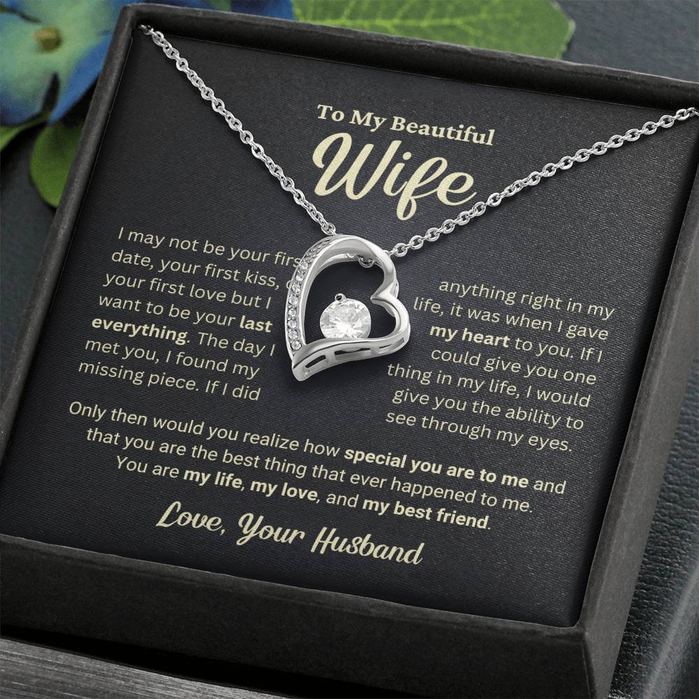 Wife Gift "The Best Thing" Forever Love Necklace From Husband