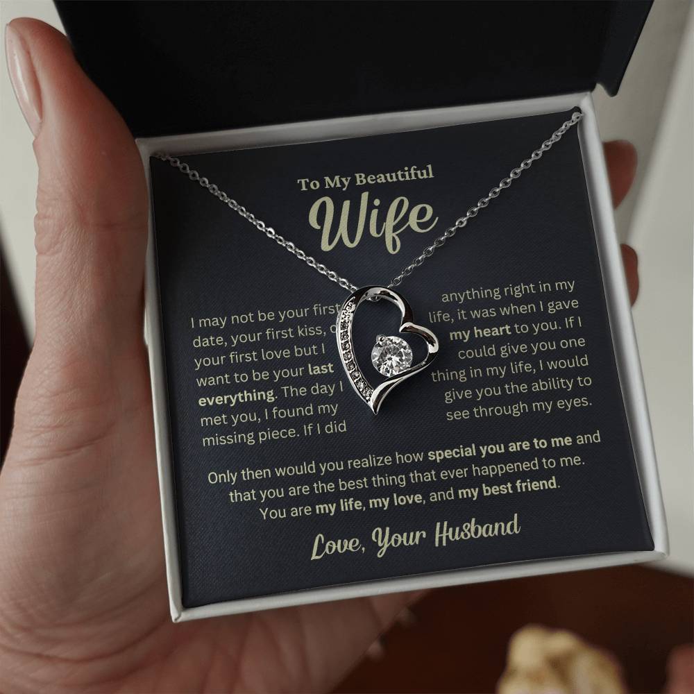 Wife Gift "The Best Thing" Forever Love Necklace From Husband