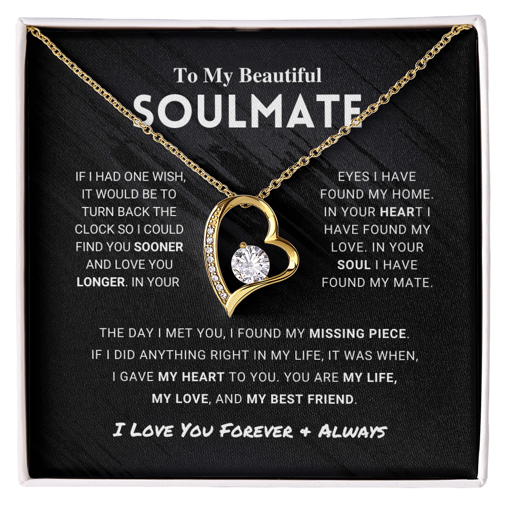 Soulmate "One Wish" Forever Love Necklace