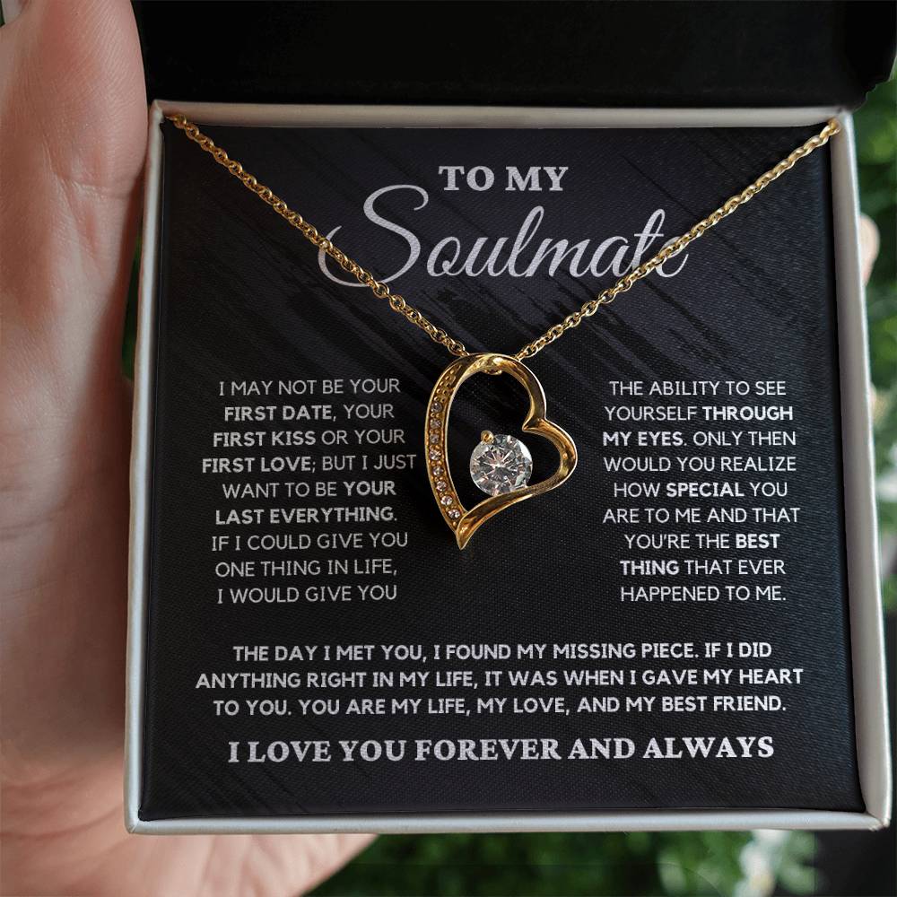 Soulmate Gift "You're The Best Thing" Forever Love Necklace