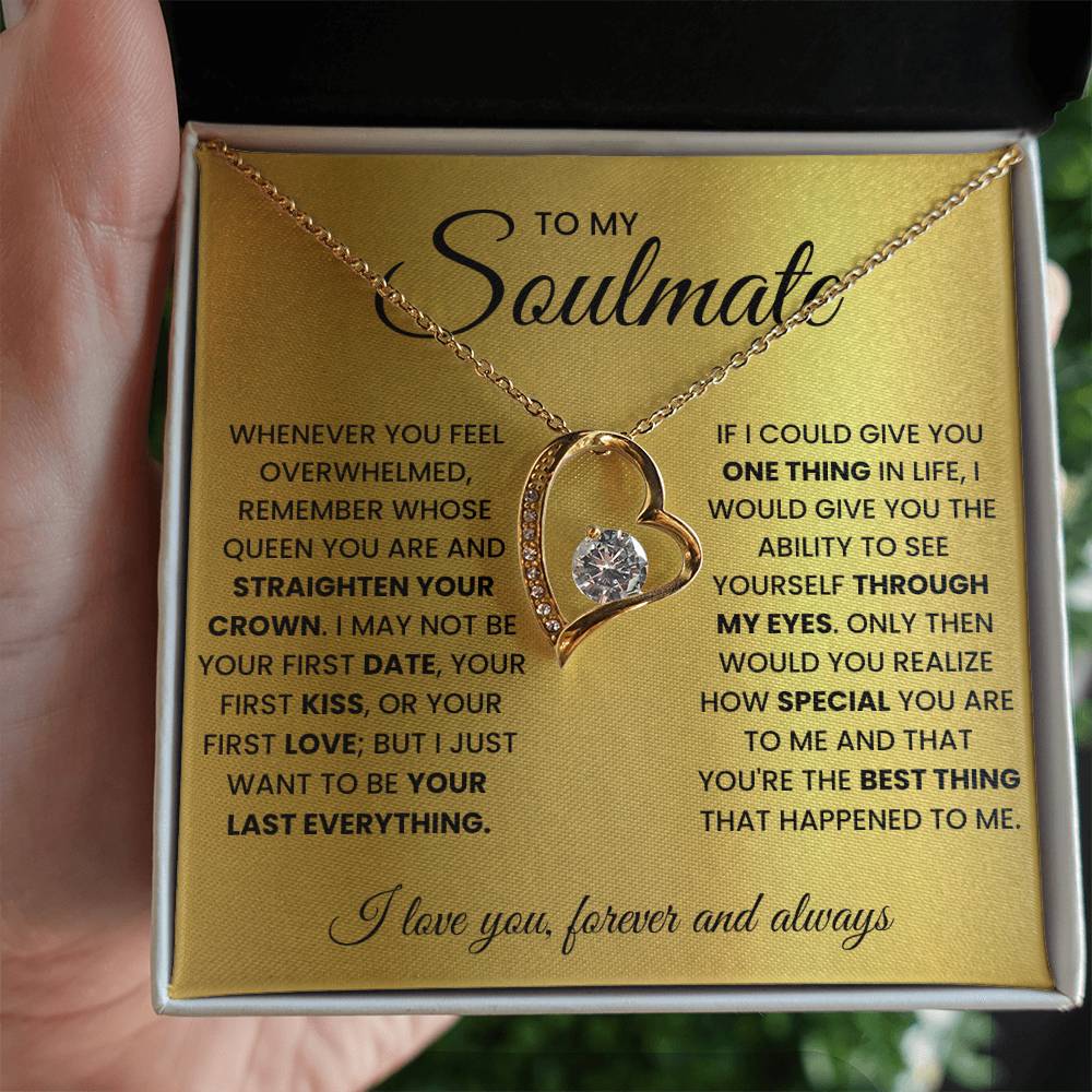 Soulmate Gift "You're The Best Thing" Forever Love Necklace