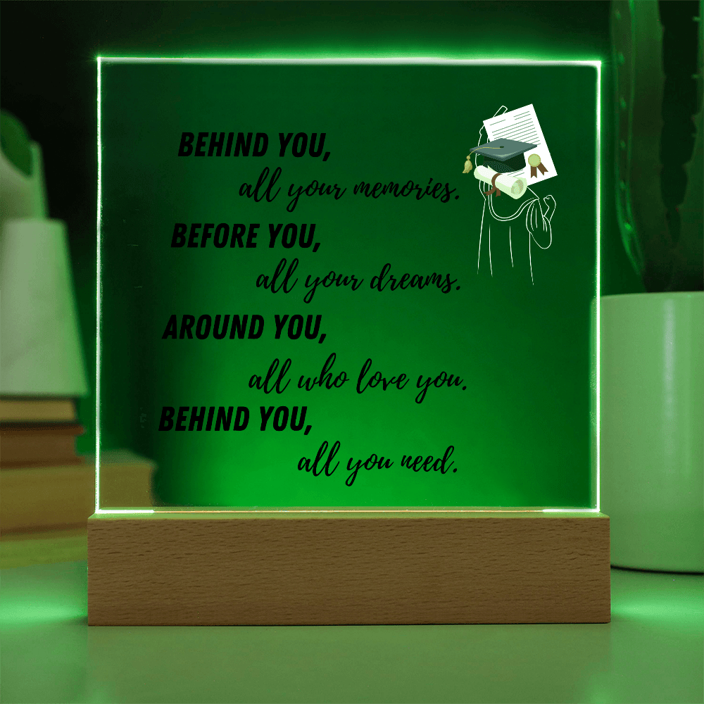 Graduation Acrylic Square Plaque