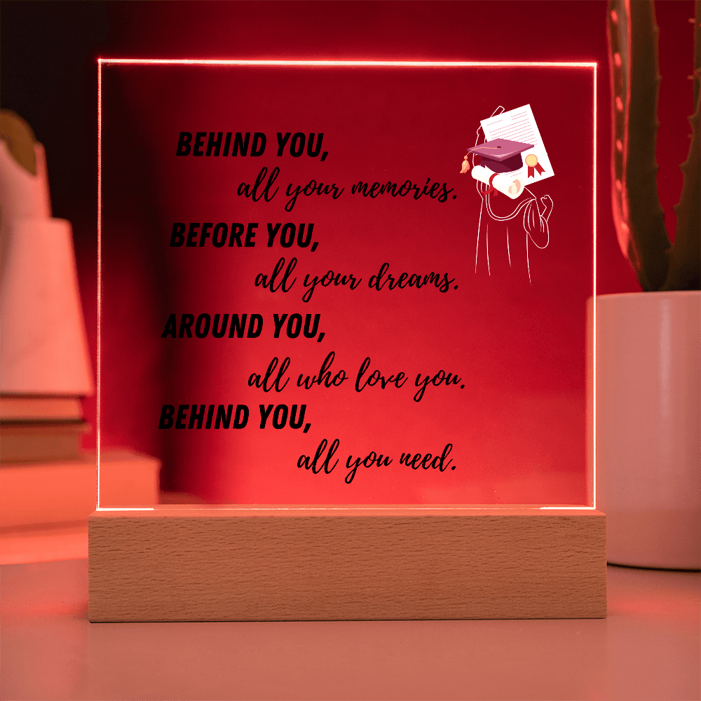 Graduation Acrylic Square Plaque