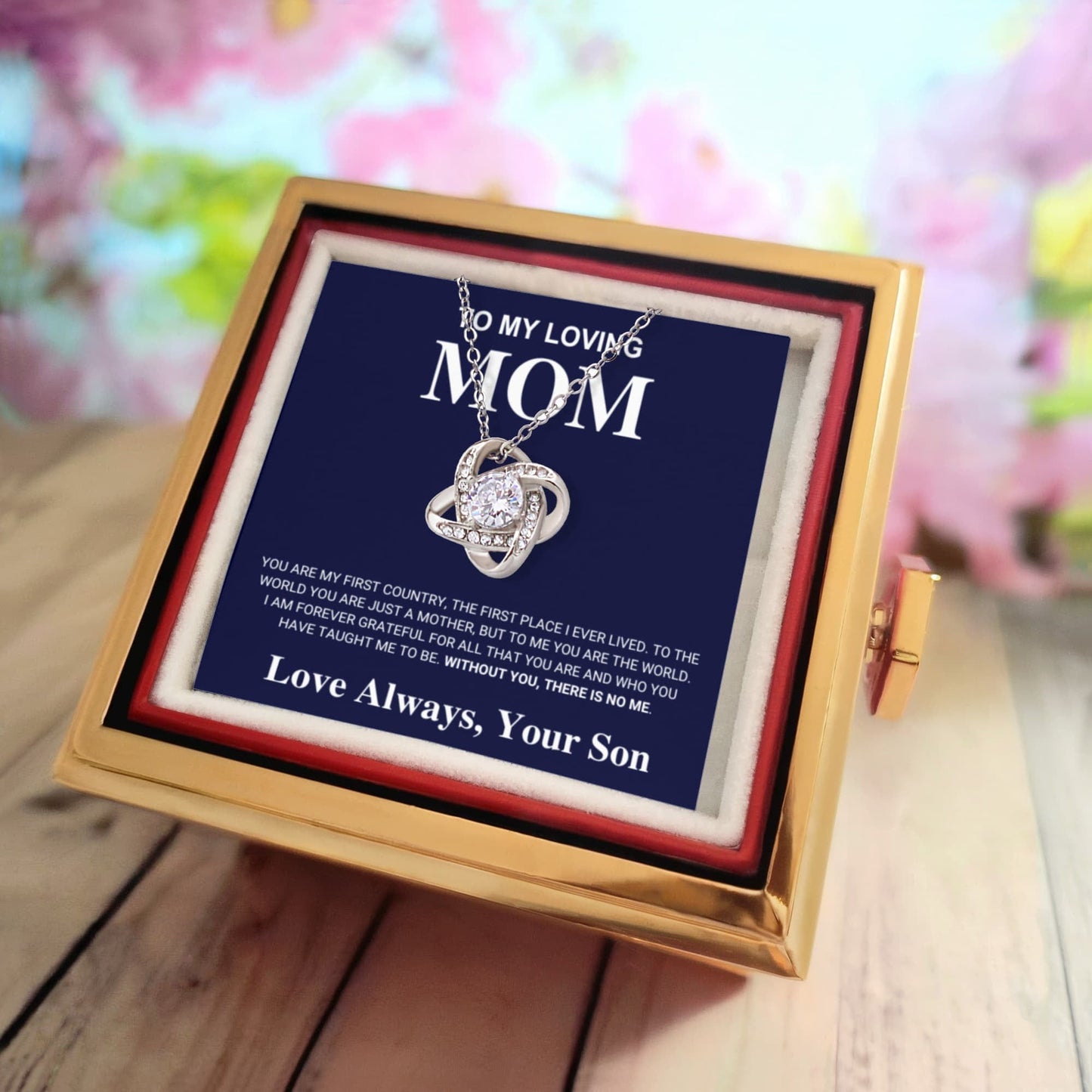 Mom "Forever Grateful" Rose Gift Box