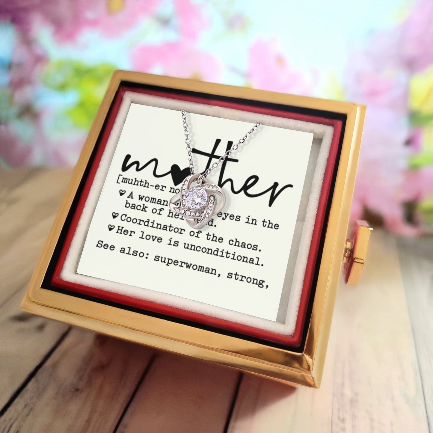 Mother "Superwoman" Rotating Rose Gift