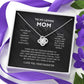 Mom - You're The World - Love Knot Necklace
